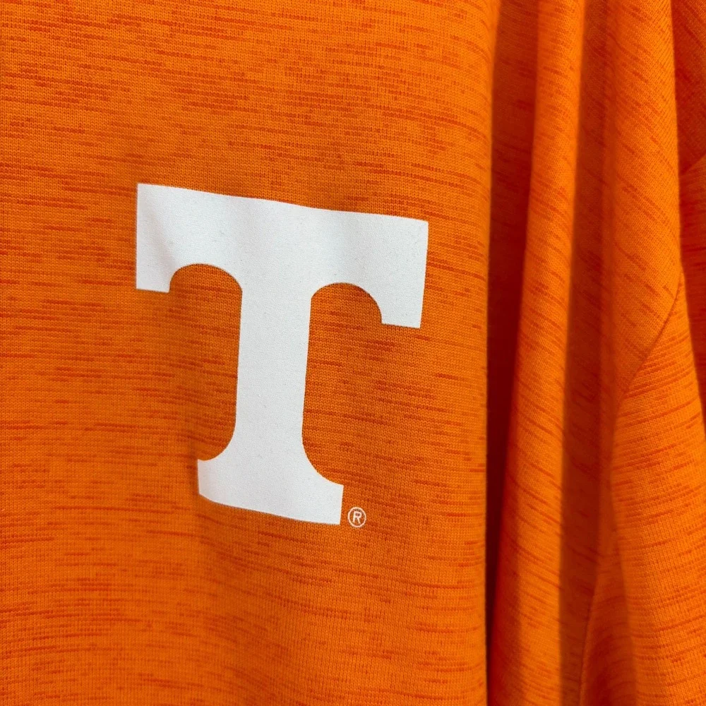 Nike Mens Long Sleeve T-Shirt XXL Orange Tennessee Volunteers Dri-Fit Rocky Top